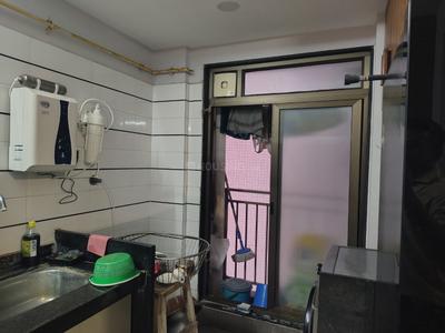 Kitchen Image of 608 Sq.ft 2 BHK Apartment / Flat for sale in 3K Prime Shyam enclave, Dahin Nagar Surat for Rs. 5100000