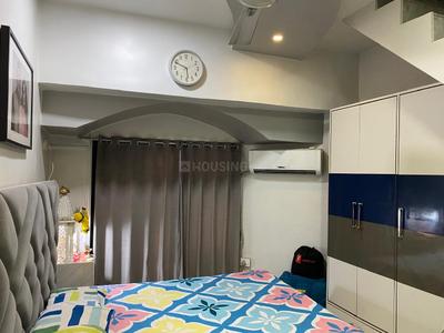 Bedroom Image of 1110 Sq.ft 3 BHK Apartment / Flat for rent in Shivshankar Plaza, Airoli Navi Mumbai for Rs. 65000
