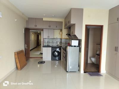 Kitchen Image of 550 Sq.ft 1 RK Apartment / Flat for rent in Paradise At Brigade Cornerstone Utopia, Varthur Bengaluru for Rs. 30000