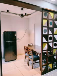 Kitchen Image of 1860 Sq.ft 3 BHK Apartment / Flat for sale in K H Krishna Heights, Science City Ahmedabad for Rs. 8700000
