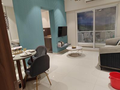 Living Room Image of 500 Sq.ft 1 BHK Apartment / Flat for sale in Ashar Axis, Thane West Thane for Rs. 10000000