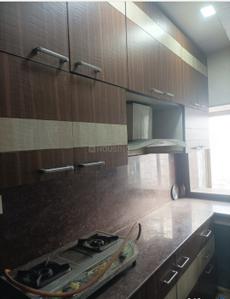 Kitchen Image of 1001 Sq.ft 3 BHK Apartment / Flat for sale in Baguiati Kolkata for Rs. 3500000