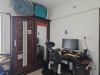 Bedroom Image of 980 Sq.ft 2 BHK Apartment / Flat for rent in Majestique Manhattan H Building, Wagholi Pune for Rs. 28500
