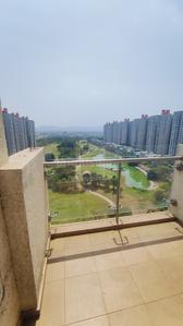 Balcony Image of 640 Sq.ft 1 RK Studio for rent in Lodha Belmondo, Gahunje Pune for Rs. 37000