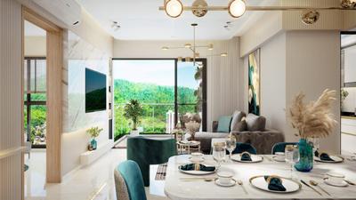 Hall Image of 940 Sq.ft 2 BHK Apartment / Flat for sale in Thane West Thane for Rs. 12800000