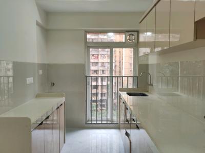 Kitchen Image of 600 Sq.ft 2 BHK Apartment / Flat for rent in Swastik Platinum, Vikhroli East Mumbai for Rs. 52000