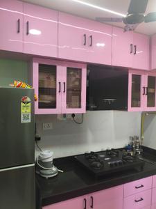 Kitchen Image of 670 Sq.ft 1 BHK Apartment / Flat for rent in Runwal Gardens Phase I, Dombivli East Thane for Rs. 18000
