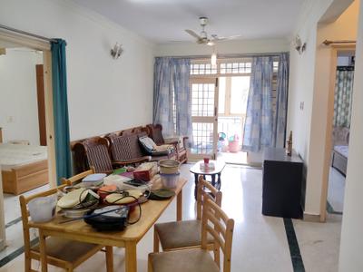 Living Room Image of 1400 Sq.ft 3 BHK Apartment / Flat for rent in Kaggadasapura Bengaluru for Rs. 54000