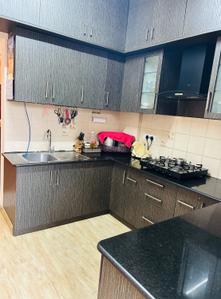 Kitchen Image of 1250 Sq.ft 2 BHK Apartment / Flat for rent in Shanders Alta Vista, Electronic City Bengaluru for Rs. 38000