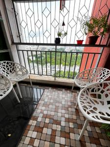 Balcony Image of 800 Sq.ft 2 BHK Apartment / Flat for sale in Majestique Rhythm County, Handewadi Pune for Rs. 6000000