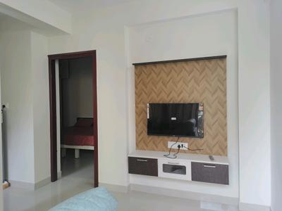 Living Room Image of 550 Sq.ft 1 BHK Independent House for rent in Kartik Nagar Bengaluru for Rs. 25000