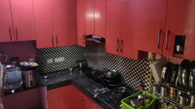 Kitchen Image of 1425 Sq.ft 2 BHK Apartment / Flat for sale in Savfab Jasmine Grove, Wave City Ghaziabad for Rs. 8500000