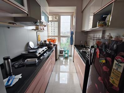Kitchen Image of 550 Sq.ft 1 BHK Apartment / Flat for sale in Thane West Thane for Rs. 12000000
