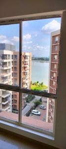 Balcony Image of 1400 Sq.ft 3 BHK Apartment / Flat for rent in Unimark Riviera, Uttarpara Hooghly for Rs. 27000