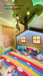 Bedroom Image of 800 Sq.ft 2 BHK Apartment / Flat for sale in The Evergreen Heights, Kalwa Thane for Rs. 12500000
