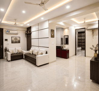 Living Room Image of 2000 Sq.ft 3 BHK Apartment / Flat for sale in Basera Heights, Tajganj Agra for Rs. 8700000