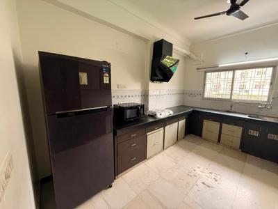 Kitchen Image of 1200 Sq.ft 3 BHK Apartment / Flat for rent in Bhopalpura Udaipur for Rs. 35000