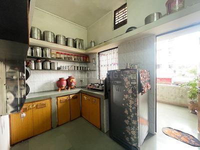 Kitchen Image of 1503 Sq.ft 3 BHK Independent House for sale in Bapunagar Ahmedabad for Rs. 10500000