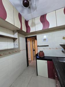 Kitchen Image of 610 Sq.ft 1 BHK Apartment / Flat for rent in Kandivali East Mumbai for Rs. 25000
