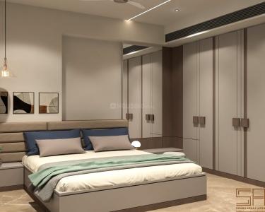 Bedroom Image of 5500 Sq.ft 4 BHK Apartment / Flat for rent in Venus Pashmina, Bodakdev Ahmedabad for Rs. 250000