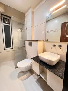Bathroom Image of 650 Sq.ft 1 BHK Builder Floor for rent in HUDA Plot Sector 38, Sector 38 Gurgaon for Rs. 32000
