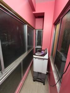 Balcony Image of 465 Sq.ft 1 BHK Apartment / Flat for rent in Dum Dum Cantonment Kolkata for Rs. 15000