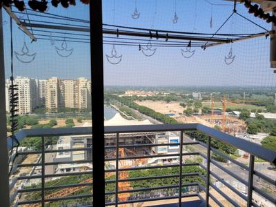 Balcony Image of 1214 Sq.ft 2 BHK Apartment / Flat for rent in Shantigram Ahmedabad for Rs. 42000