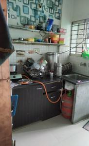 Kitchen Image of 800 Sq.ft 2 BHK Apartment / Flat for sale in Shree Vasundhra, Manavta Nagar Indore for Rs. 2500000