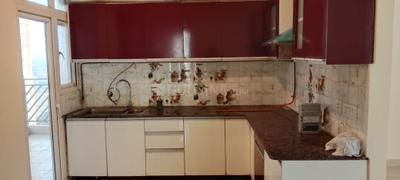 Kitchen Image of 1700 Sq.ft 3 BHK Apartment / Flat for rent in Gaurs Sports Wood, Sector 79 Noida for Rs. 40000