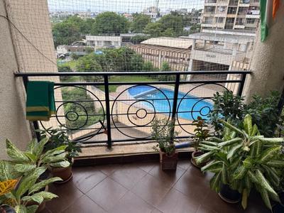 Balcony Image of 1250 Sq.ft 3 BHK Apartment / Flat for rent in Bramha Skycity, Dhanori Pune for Rs. 42000