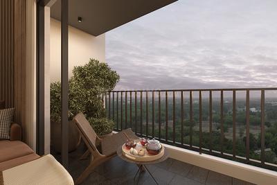 Balcony Image of 1423 Sq.ft 2 BHK Apartment / Flat for sale in Goyal Orchid Platinum, Whitefield Bengaluru for Rs. 19646970