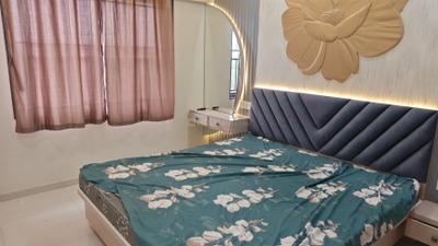 Bedroom Image of 800 Sq.ft 2 BHK Apartment / Flat for rent in Kohinoor Sapphire II, Tathawade Pune for Rs. 30000