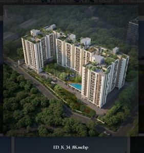 Image of 1000 Sq.ft 3 BHK Apartment / Flat for sale in Vayu, Kaikhali, Kolkata for Rs. 9935000