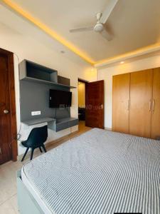 Bedroom Image of 643 Sq.ft 1 BHK Apartment / Flat for rent in DSR GVK Skycity, Somajiguda Hyderabad for Rs. 16000