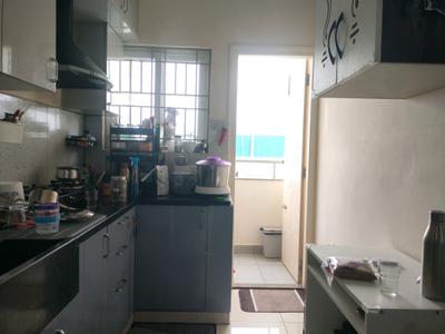 Kitchen Image of 750 Sq.ft 1 BHK Apartment / Flat for rent in Whitefield Bengaluru for Rs. 25500