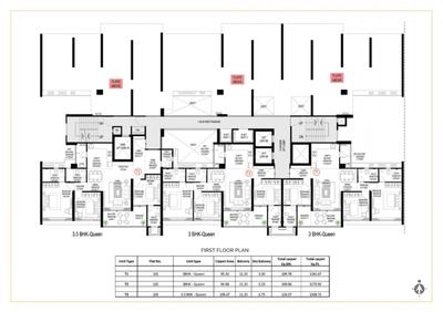 Image of 1879 Sq.ft 3.5 BHK Apartment / Flat for sale in Goel Ganga Imperia Bldg A, Mohammed Wadi, Pune for Rs. 16150000