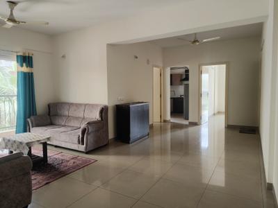 Living Room Image of 1200 Sq.ft 3 BHK Apartment / Flat for rent in SNN Raj Serenity Phase 2, Akshayanagar Bengaluru for Rs. 49500