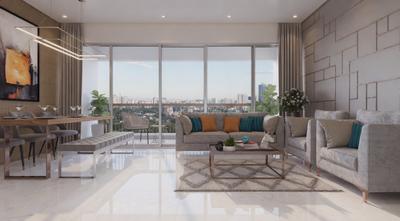 Hall Image of 1105 Sq.ft 2 BHK Apartment / Flat for sale in Kumar Parth Tower C3, Baner Pune for Rs. 11100000