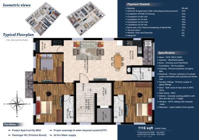 Image of 1454 Sq.ft 3 BHK Apartment / Flat for sale in Rasulgarh, Bhubaneswar for Rs. 12000000