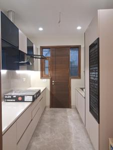 Kitchen Image of 1356 Sq.ft 3 BHK Builder Floor for rent in Paschim Vihar New Delhi for Rs. 55000