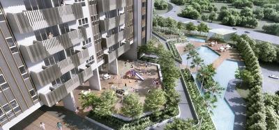 Image of 950 Sq.ft 3 BHK Apartment / Flat for sale in Srishti Oasis, Bhandup West, Mumbai for Rs. 17100000