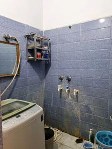 Common Bathroom One Image of 675 Sq.ft 2 BHK Independent House for sale in Baprola New Delhi for Rs. 8500000