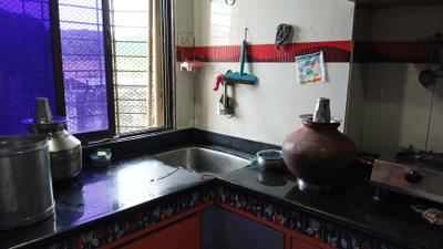 Kitchen Image of 1050 Sq.ft 2.5 BHK Apartment / Flat for sale in Natu Ozone Valley, Kalwa Thane for Rs. 13000000