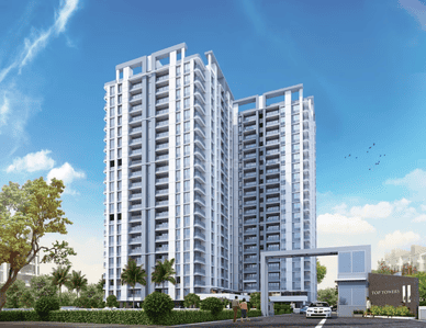 Image of 1054 Sq.ft 2 BHK Apartment / Flat for sale in Top Towers A, Wakad, Pune for Rs. 5900000