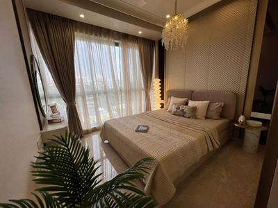 Bedroom Image of 750 Sq.ft 1 BHK Apartment / Flat for rent in Lokhandwala Lady Ratan Tower, Worli Mumbai for Rs. 70000