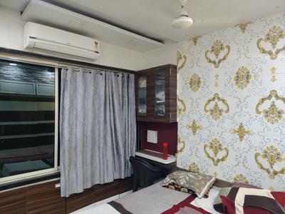 Bedroom Image of 700 Sq.ft 2 BHK Apartment / Flat for rent in Raunak Unnathi Greens, Kasarvadavali Thane for Rs. 17700