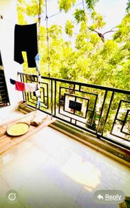 Balcony Image of 895 Sq.ft 2 BHK Apartment / Flat for rent in Memnagar Ahmedabad for Rs. 35000