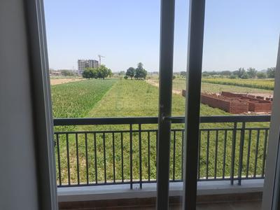 Balcony Image of 1250 Sq.ft 3 BHK Apartment / Flat for rent in Maxxus Elanza, PR7 Airport Road Zirakpur for Rs. 25000