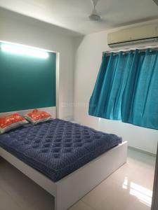Bedroom Image of 1106 Sq.ft 2 BHK Apartment / Flat for rent in Orchid Blues, Shela Ahmedabad for Rs. 34000