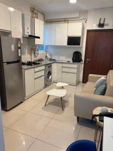 Kitchen Image of 465 Sq.ft 1 RK Apartment / Flat for rent in L And T Raintree Boulevard, Sahakara Nagar Bengaluru for Rs. 45000